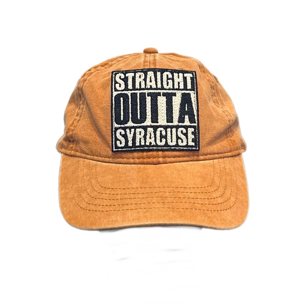 Baseball Hat With Straight Outta Syracuse Patch - Picture 3 of 6